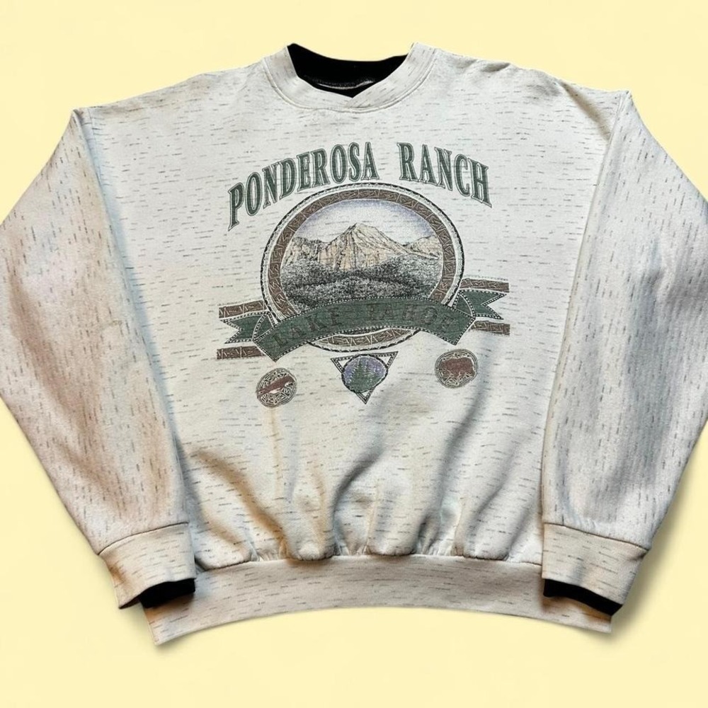 Vintage Ponderosa‎ Lake Tahoe heathered sweatshirt size XL